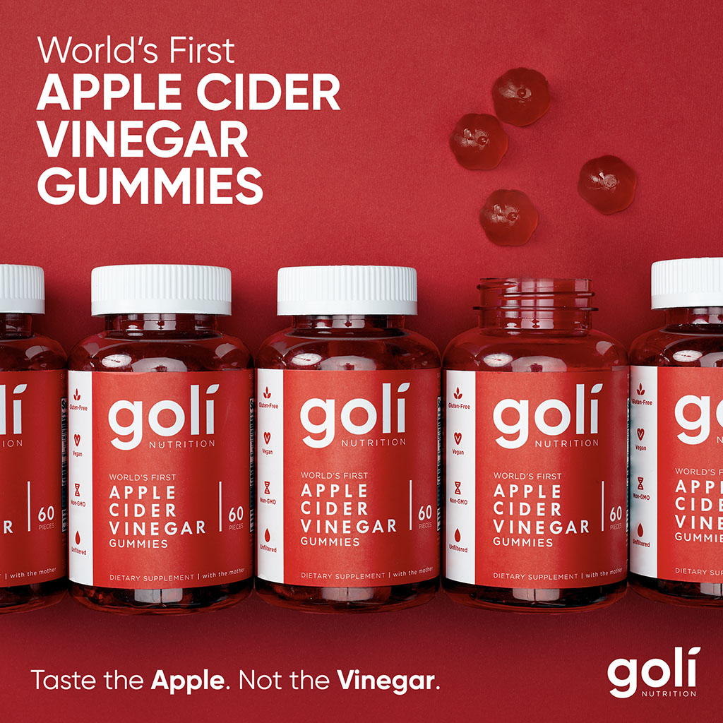 Goli Apple Cider Vinegar Gummy - 60 Gummies